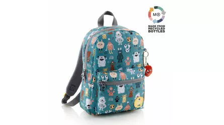 Mochila Carro Escolar 3D Azul Stitch Sentado Lilo y Stitch Disney